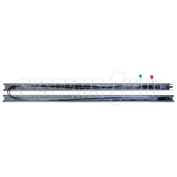 Rail SZ 12-S - two-part - with toothed belt - for Marantec Comfort